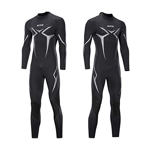 ZCCO Wetsuits Men's 3mm Premium Neoprene Full Sleeve Dive Skin for Spearfishing,Snorkeling, Surfing,Canoeing,Scuba Diving Wet Suits(XL) - Image 4