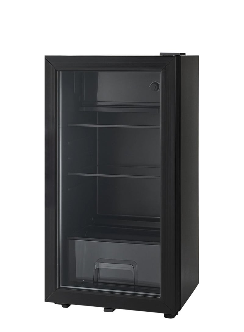Dansat Display Refrigerator - Single Door - 2.9 ft 83 L 115 kW DAN210SC Black - Image 3