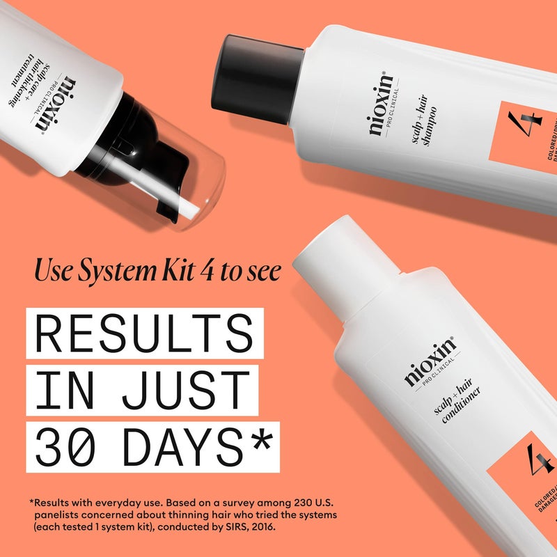 Nioxin System 4 Scalp + Hair Thickening Treatment | Serum for Colored or Damaged Hair with Progressed Thinning | 6.8 Fl oz. - Image 5