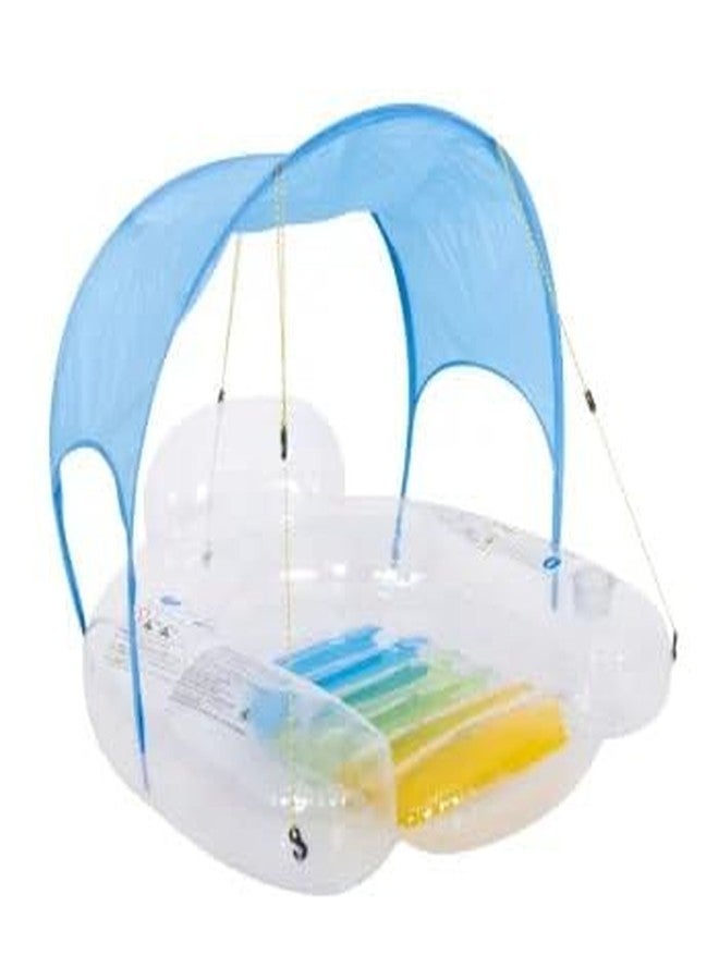Jilani Swimming Pool Float Chair for Adult Float Chair with Canopy Swimming Pool Float with Manual Pump - Image 4