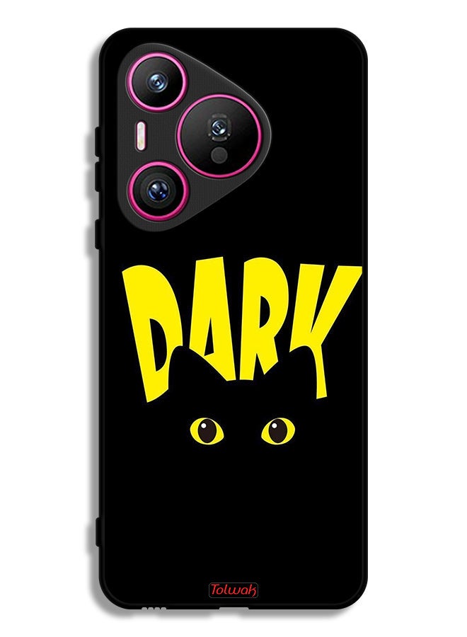 Tolwak Huawei Pura 70 Protective Case Cover Dark Cat - Image 1
