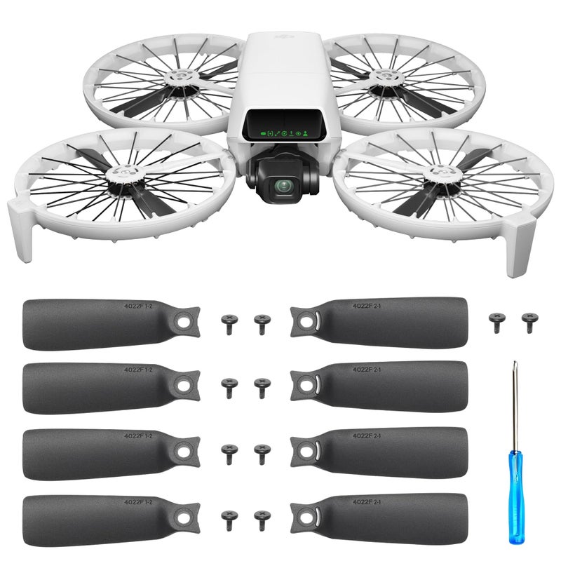 FOUNIST 8 PCS Propellers Replacement Blades for DJI Flip LowNoise and QuickRelease Wing Blades Quadcopter Spare Props Compatible with DJI Flip Drone Accessories - Image 2