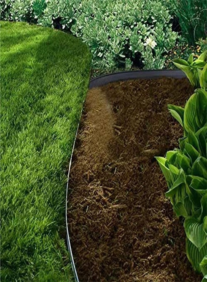YANEYRIE No Dig Lawn Edging Kit，60ft Landscape Edging with 60 Stakes fit for Lawn,Flower Garden,Grass,The Yard,Lawn Edging (Black, 60FT) - Image 4