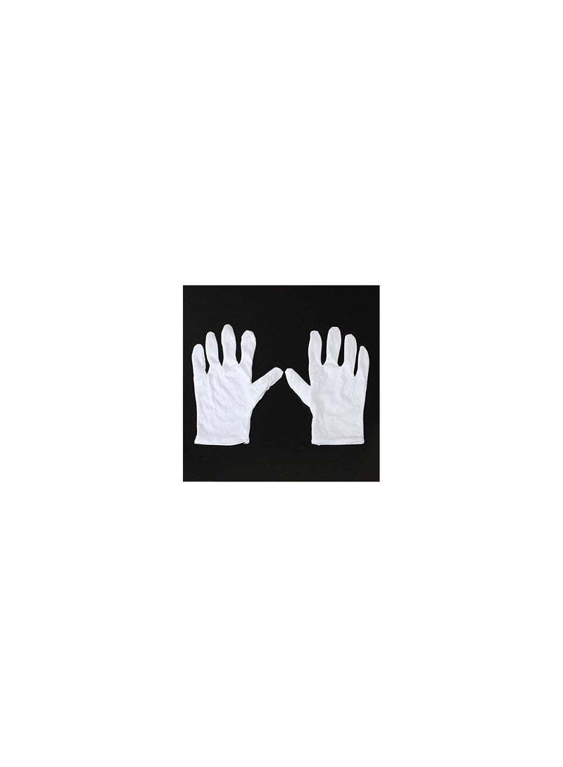 GGOOT 1Pair White Cotton Gloves Anti-static Protective Gloves for BGA Work  - Image 1