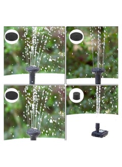 GUDOO Solar Fountain Kit for Water Feature, Solar Powered Water Fountain Pump with 4 Nozzles for Bird Bath, Ponds, Garden, Fish Tank  - Image 5