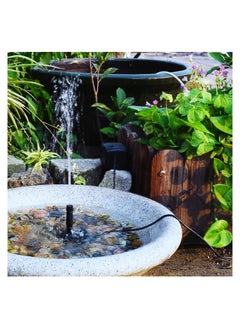 GUDOO Solar Fountain Kit for Water Feature, Solar Powered Water Fountain Pump with 4 Nozzles for Bird Bath, Ponds, Garden, Fish Tank  - Image 2