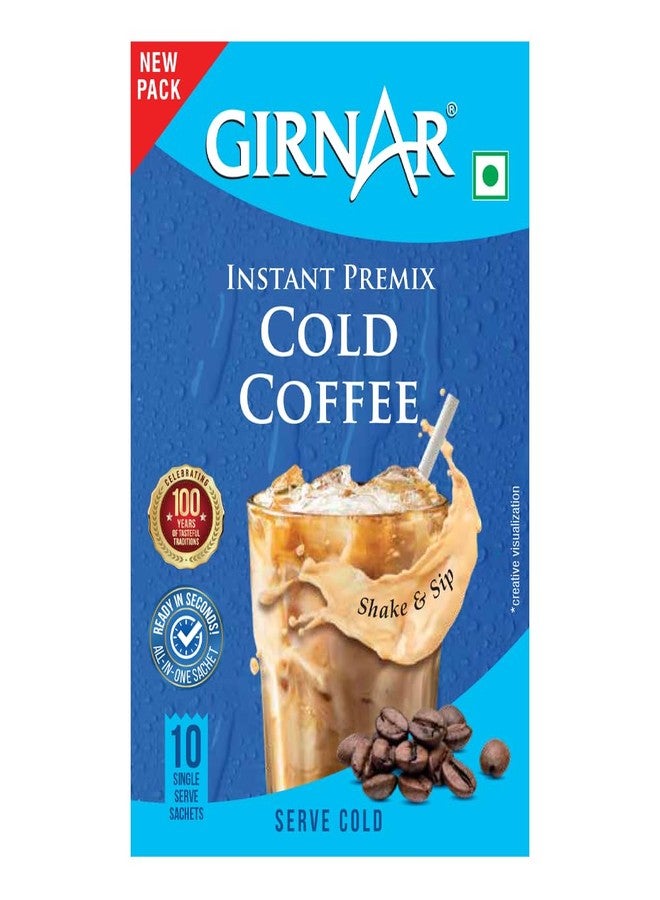 Girnar Instant Premix Cold Coffee (10 Sachets) - Image 4