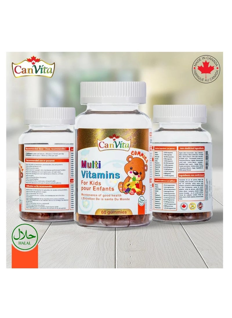 Canvita - CanVita Kid's Halal Multi-Vitamin 60 Gummies - Image 1