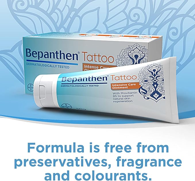 Bepanthen Bepanthen Tattoo Intense Care Ointment Formulated with Provitamin B5 50g - Image 2