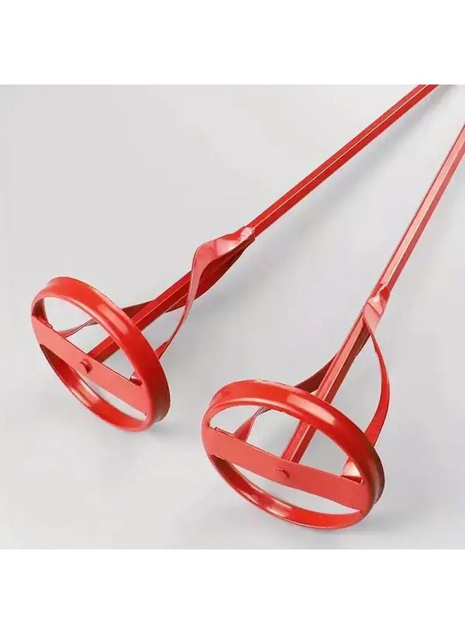 60x400 مم خلاط طلاء قضيب تحريك متين من الفولاذ أداة لقم مثقاب لمعجونة الأسمنت اللاتكس - Image 3