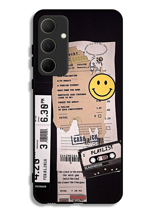 Tolwak Samsung Galaxy A35 5G Protective Case Cover Playlist Sticker - Image 1
