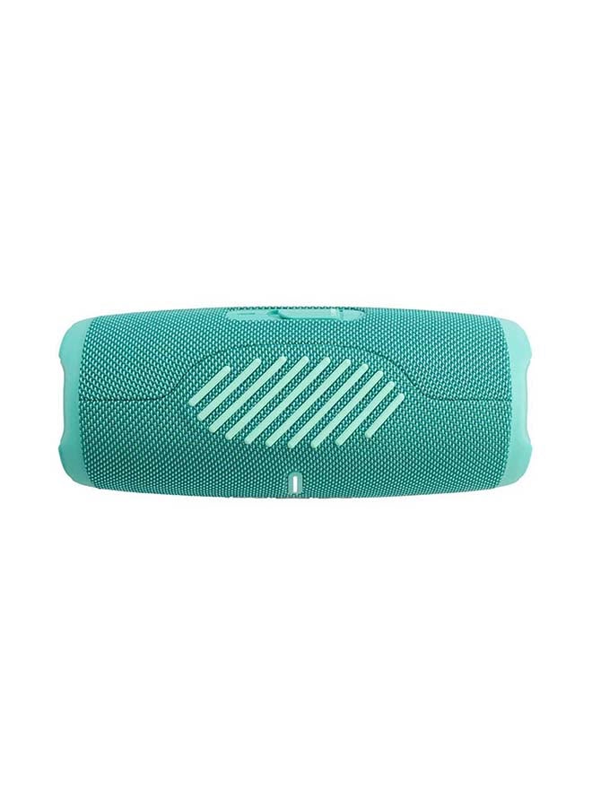 JBL Charge 5 Portable Speaker - Built In Powerbank - Powerful Pro Sound - Dual Bass - 20H Battery - Ip67 Waterproof Teal - Image 5