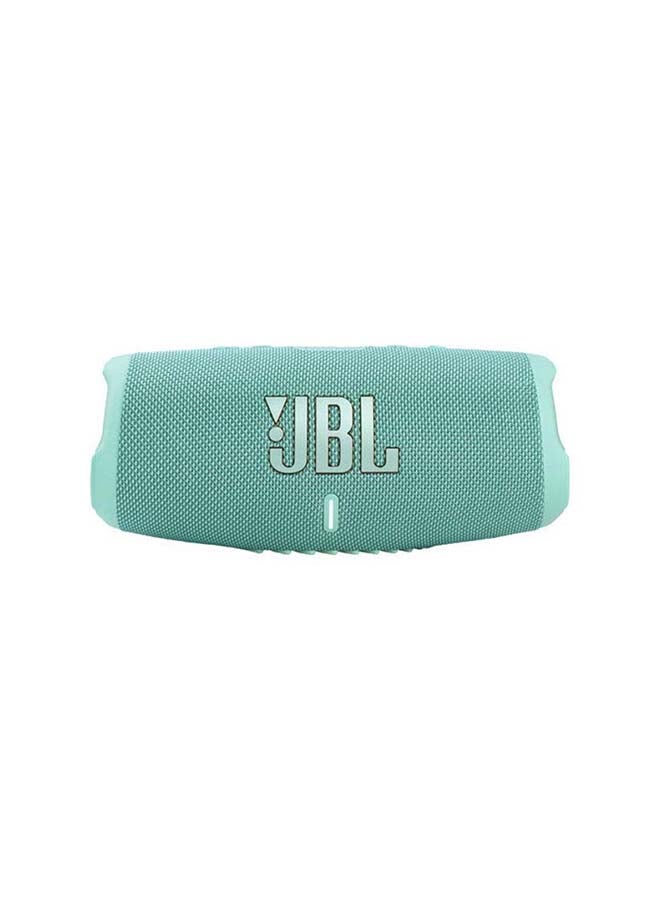 JBL Charge 5 Portable Speaker - Built In Powerbank - Powerful Pro Sound - Dual Bass - 20H Battery - Ip67 Waterproof Teal - Image 4