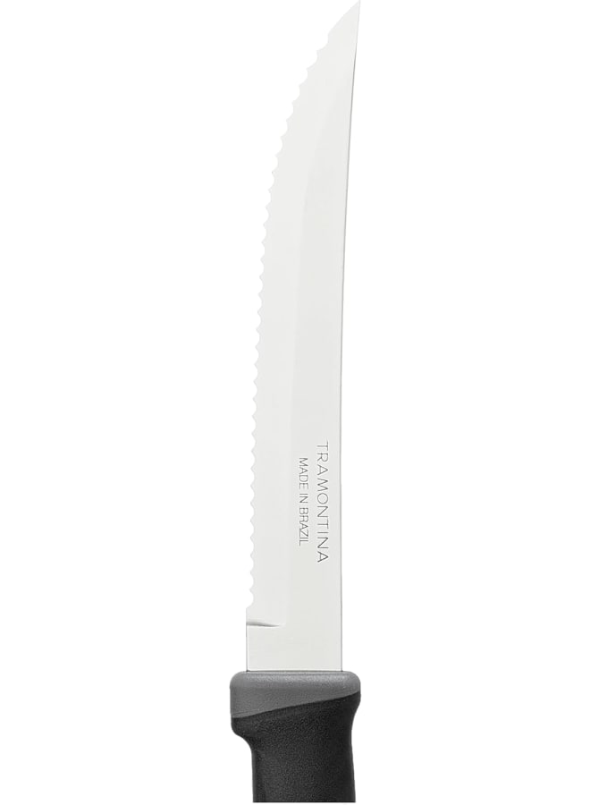 Tramontina Felice Serrated Steak Knives 2-Piece Set, Black - Image 3