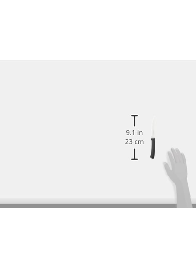 Tramontina Felice Serrated Steak Knives 2-Piece Set, Black - Image 2