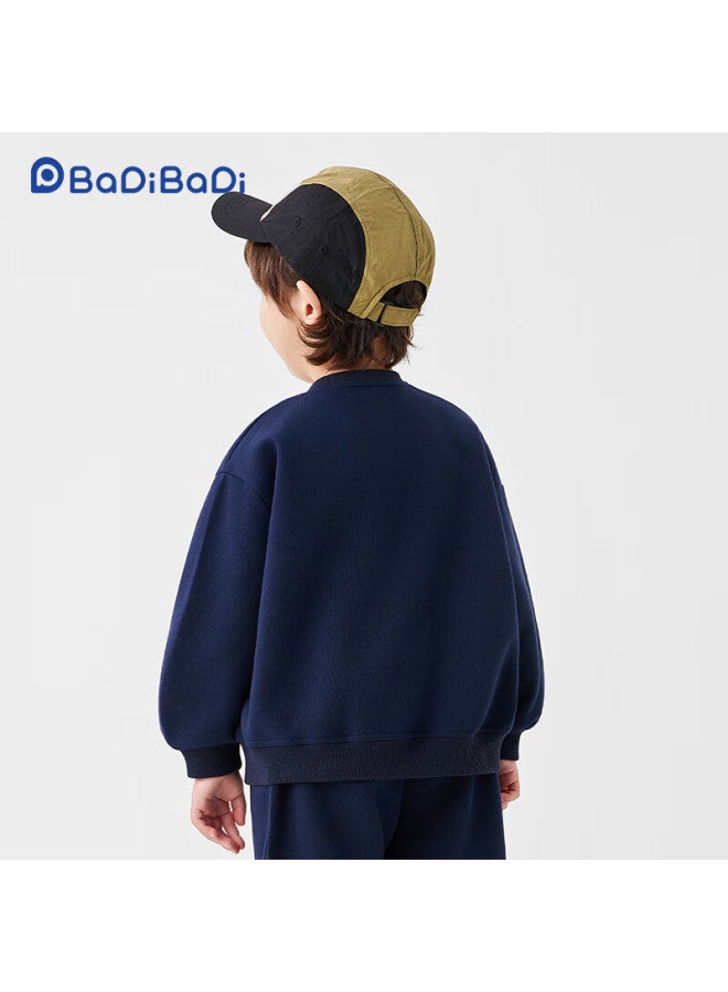 Badibadi Spring Autumn Baby Toddler Children's Sweatshirt Base Shirt T-shirt Boys Girls Jacket Blue Green 130