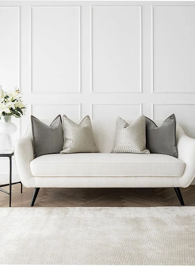 KNOT HOME Cushion Amara Bundle (with filler) Pillow Knot Home Cover Set for Modern Sofa Contemporary Living Room Bedroom and Office Soft Washable