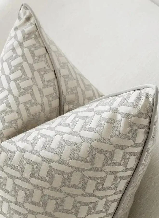 KNOT HOME Cushion Amara Bundle (with filler) Pillow Knot Home Cover Set for Modern Sofa Contemporary Living Room Bedroom and Office Soft Washable