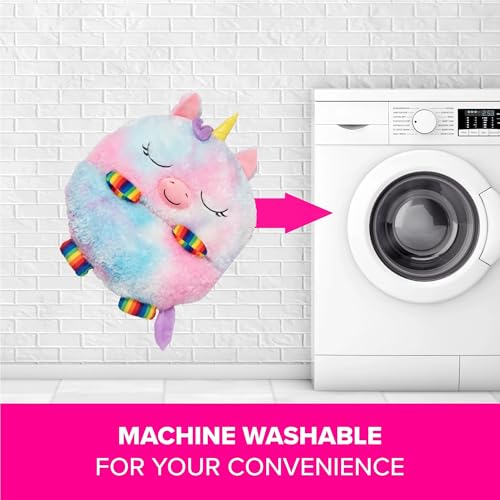 Happy Nappers: Pillow & Sleepy Sack: Medium - Rainbow Unicorn - 54 x 20, Plush Animal Character, 2-in-1 Pillow Sleeping Bag, Play, Kids Ages 3+ - Image 5