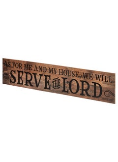 P. Graham Dunn P. Graham Dunn My House Will Serve The Lord 7 x 36 Wood Pallet Wall Art Sign Plaque  - Image 3