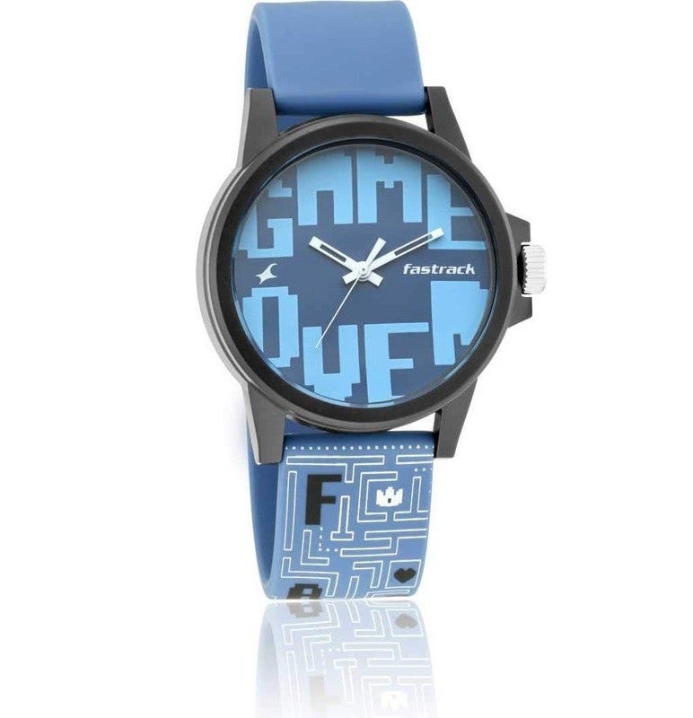 Fastrack Analog Blue Dial Unisex-Adult Watch-68012PP02 - Image 5