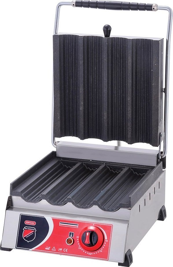 Işıkgaz Silverinox Electric Cast Iron 4-Piece Wrap Toaster 