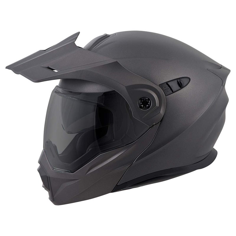 ScorpionEXO AT950 Modular Full Face Motorcycle Adventure Helmet Bluetooth Ready Speaker Pockets DOT Approved Solid (Matte Anthracite - X-Small) - Image 5