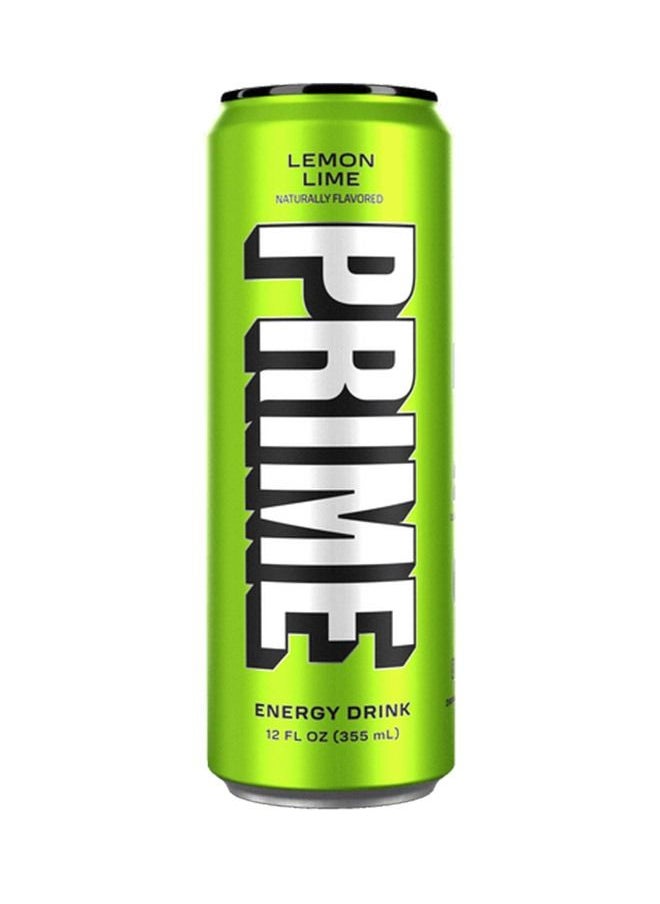 prime_hydration_drink - Prime Energy Drink Lemon Lime Naturally Flavored, Zero Sugar, 355ml - Image 1