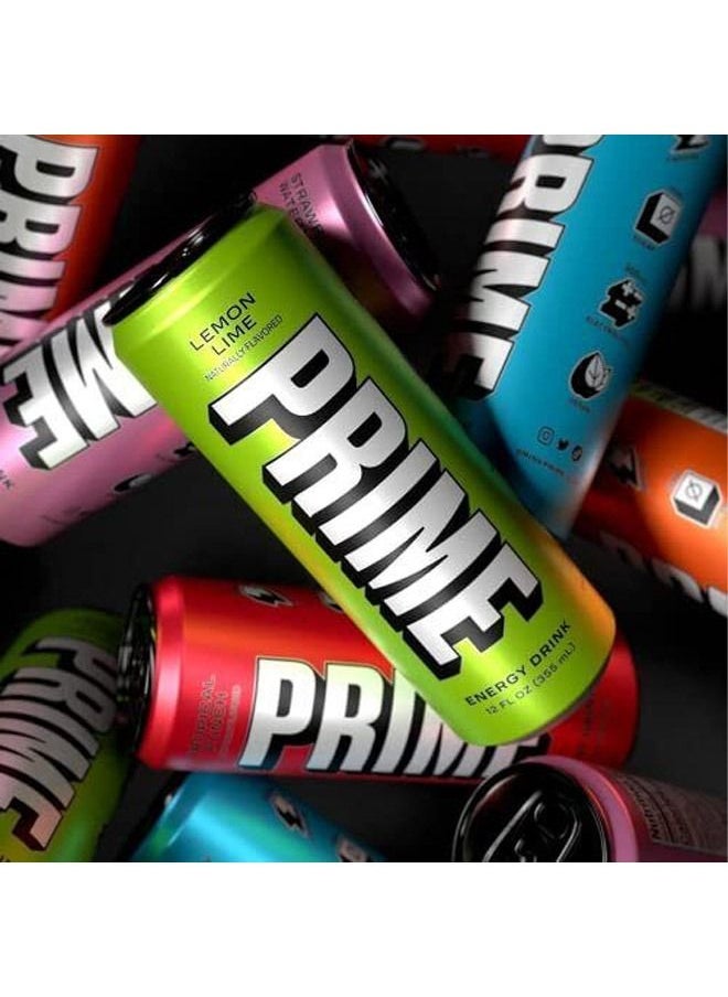 prime_hydration_drink - Prime Energy Drink Lemon Lime Naturally Flavored, Zero Sugar, 355ml - Image 1