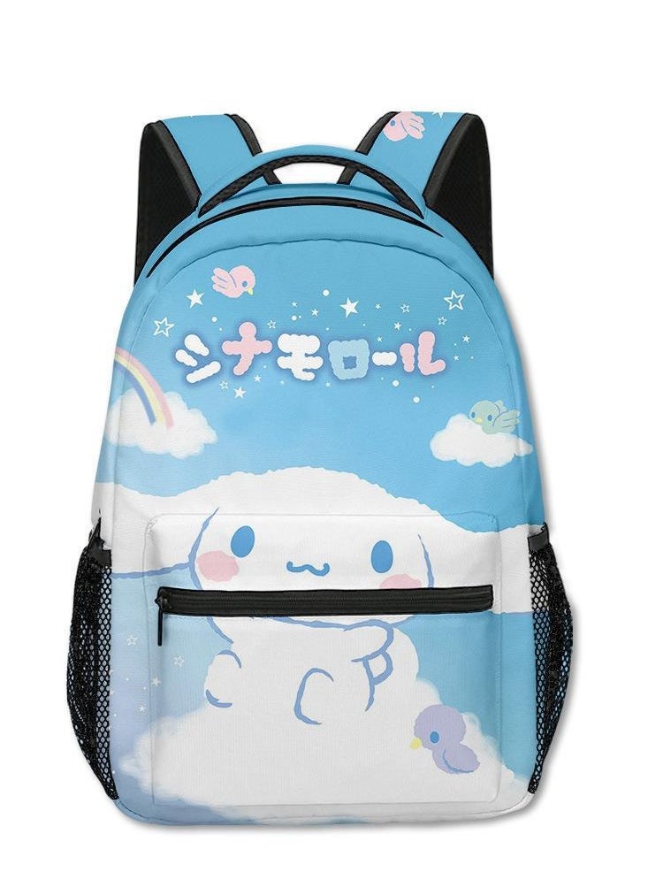 Sanrio - 【 School Season 】Cinnamoroll Student Children's School bag Cartoon Backpack Back-to-school Essential 14 Inch Laptop Backpack Children's Travel Backpack Leisure Backpack Various Styles - Image 1