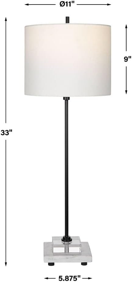 Uttermost Ciara  1 Light Buffet Lamp - Image 5