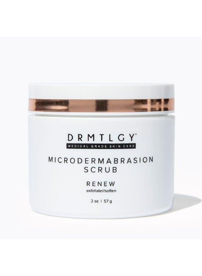 DRMTLGY Microdermabrasion Facial Scrub and Face Mask. Non-Abrasive Face Exfoliator Improves Acne Scars, Blackheads, Pore Size, and Skin Texture. 2 oz - Image 1