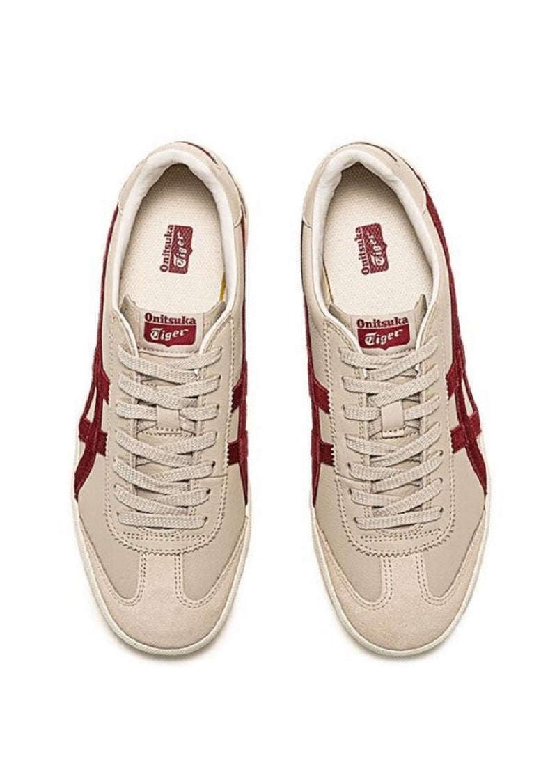 Onitsuka Tiger - Casual Colorblock Sneakers Light brown/Red - Image 1