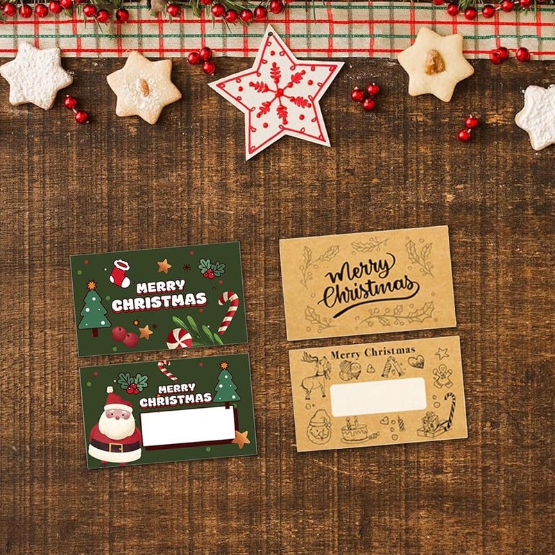 Green Reusable Christmas Party Scratch Cards 30Pcs For Birthday Wedding Family Gathering - Image 5