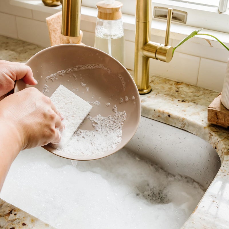 Full Circle Plain Jane Plant-Based Cellulose Sponge, Natural - Image 4