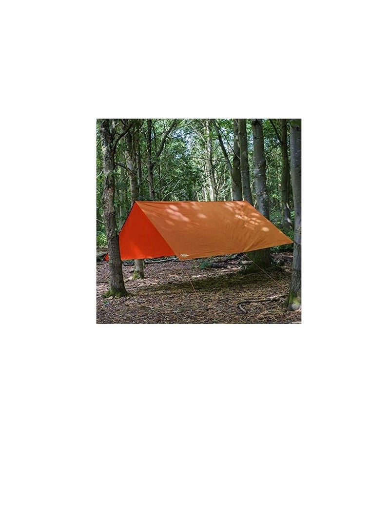 Waterproof Ground Cover Tent Shelter Dust-proof Rain Cover Tarpaulin Sheet (40 x 40, ORANGE) - Image 2