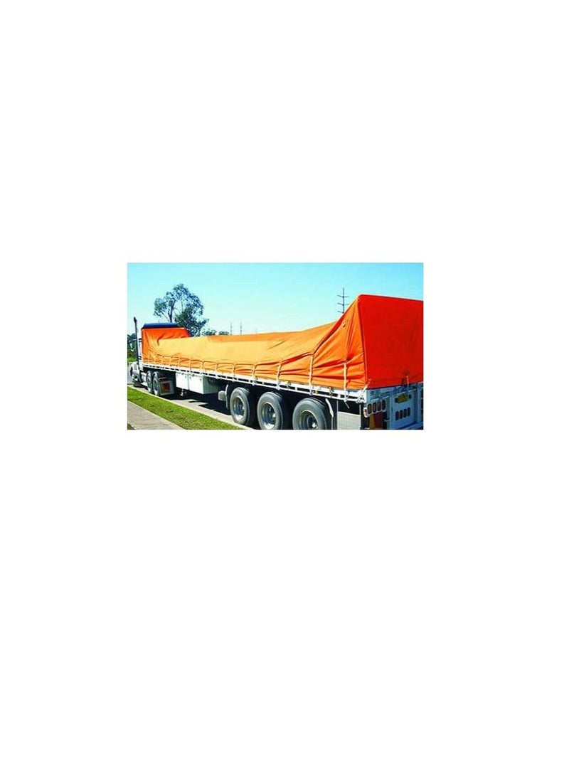 Waterproof Ground Cover Tent Shelter Dust-proof Rain Cover Tarpaulin Sheet (40 x 40, ORANGE) - Image 3