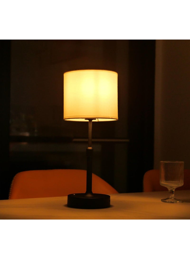 Y&D Table lamp led bedside lamp, Nordic wrought iron bedroom living room light, desk lamp from single canvas screen headlight - Image 2