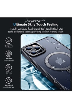 Eligo iPhone 12/ 12 Pro MagSafe Case with Magnetic Invisible Stand,【Full Shockproof Protection】Matte Back Phone Cover with Magnet Kickstand for Apple 12/ 12 Pro (2020)(Black)  - Image 5