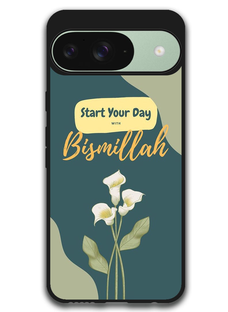 Theodor Protective Case Anti Scratch Shock Proof Bumper Cover For Google Pixel 9 Bismillah - Image 1