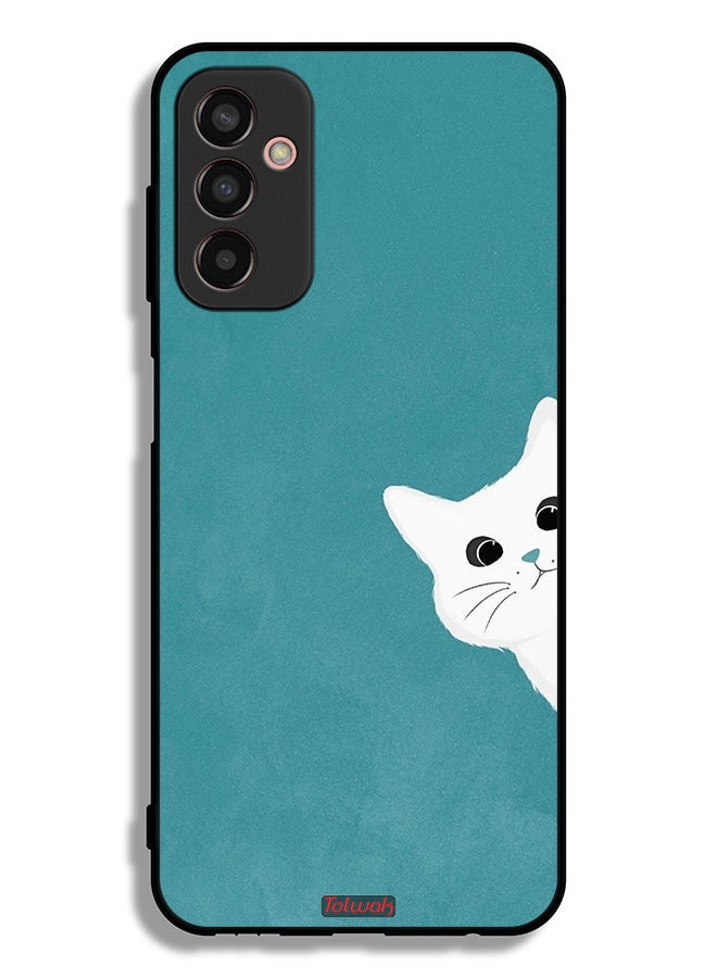 Samsung Galaxy M13 Protective Case Cover Cat Appearing