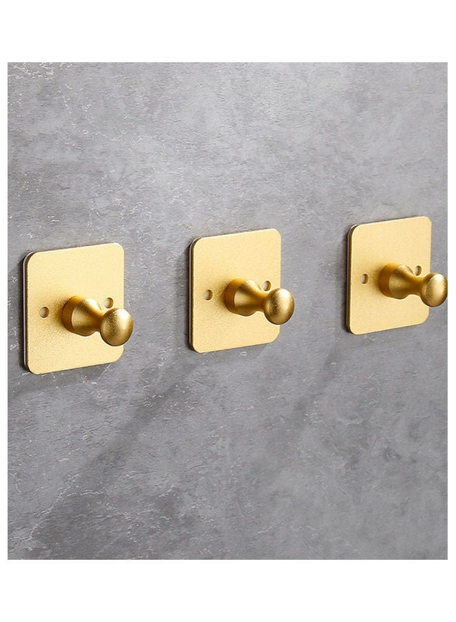 نيبمينينت خطافين لتعليق المناشف بشكل مربع ذهبي 4.5x4.5x3.5سم - Image 5