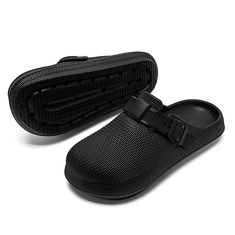 Birkenstock Popular Closed-Toe Slippers For Men, Trendy Non-Slip Comfortable Fashion Couple Beach Sandals For Going Out, Half-Slip Sandals For Women - Image 5