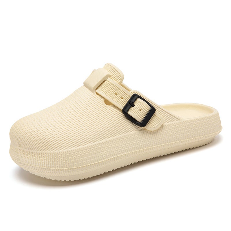 Birkenstock Popular Closed-Toe Slippers For Men, Trendy Non-Slip Comfortable Fashion Couple Beach Sandals For Going Out, Half-Slip Sandals For Women - Image 2