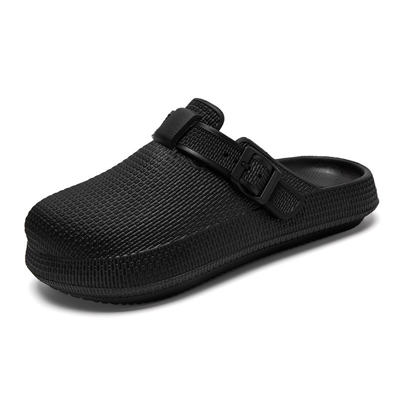 Birkenstock Popular Closed-Toe Slippers For Men, Trendy Non-Slip Comfortable Fashion Couple Beach Sandals For Going Out, Half-Slip Sandals For Women - Image 4