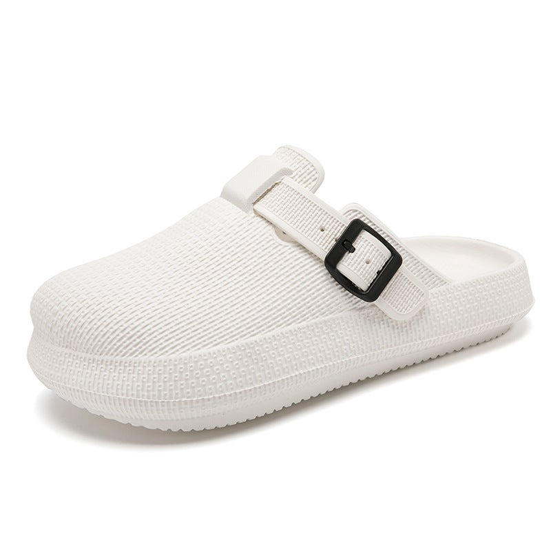 Birkenstock Popular Closed-Toe Slippers For Men, Trendy Non-Slip Comfortable Fashion Couple Beach Sandals For Going Out, Half-Slip Sandals For Women - Image 3