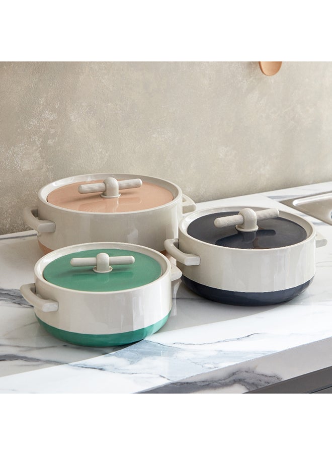 Home Box Atlantic 3-Piece Hot Pot Casserole Set 2.6 L  - Image 2