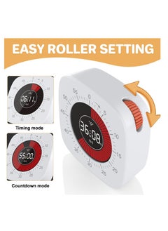 Y&D Visual Timer for Kids, Timers Classroom, Digital with 60-Minute Countdown, Rechargeable, Silent 4 Alarm Modes, Kitchen Cooking, Homeschool Supplies, ADHD Tools Kids and Adults  - Image 3