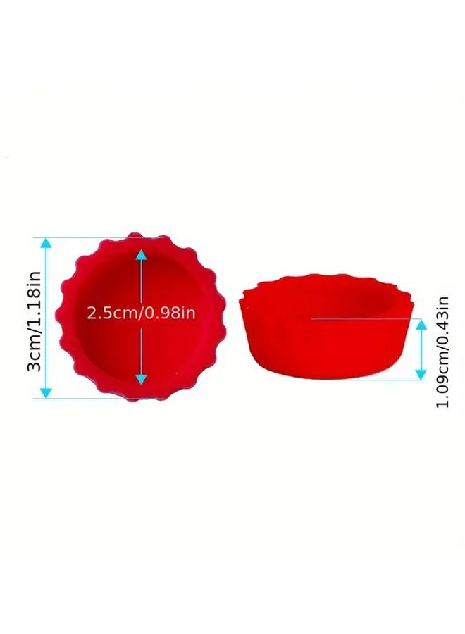 1pc Orange Silicone Reusable Bottle Cap For Home Brewing Soda And Wine Bottles Food Grade Fits Standard Bottles Beverage Preservation Durable Ca - Image 3