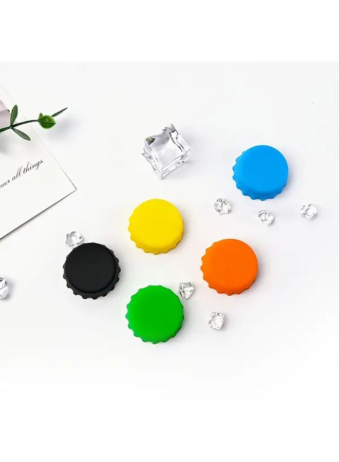 1pc Orange Silicone Reusable Bottle Cap For Home Brewing Soda And Wine Bottles Food Grade Fits Standard Bottles Beverage Preservation Durable Ca - Image 4